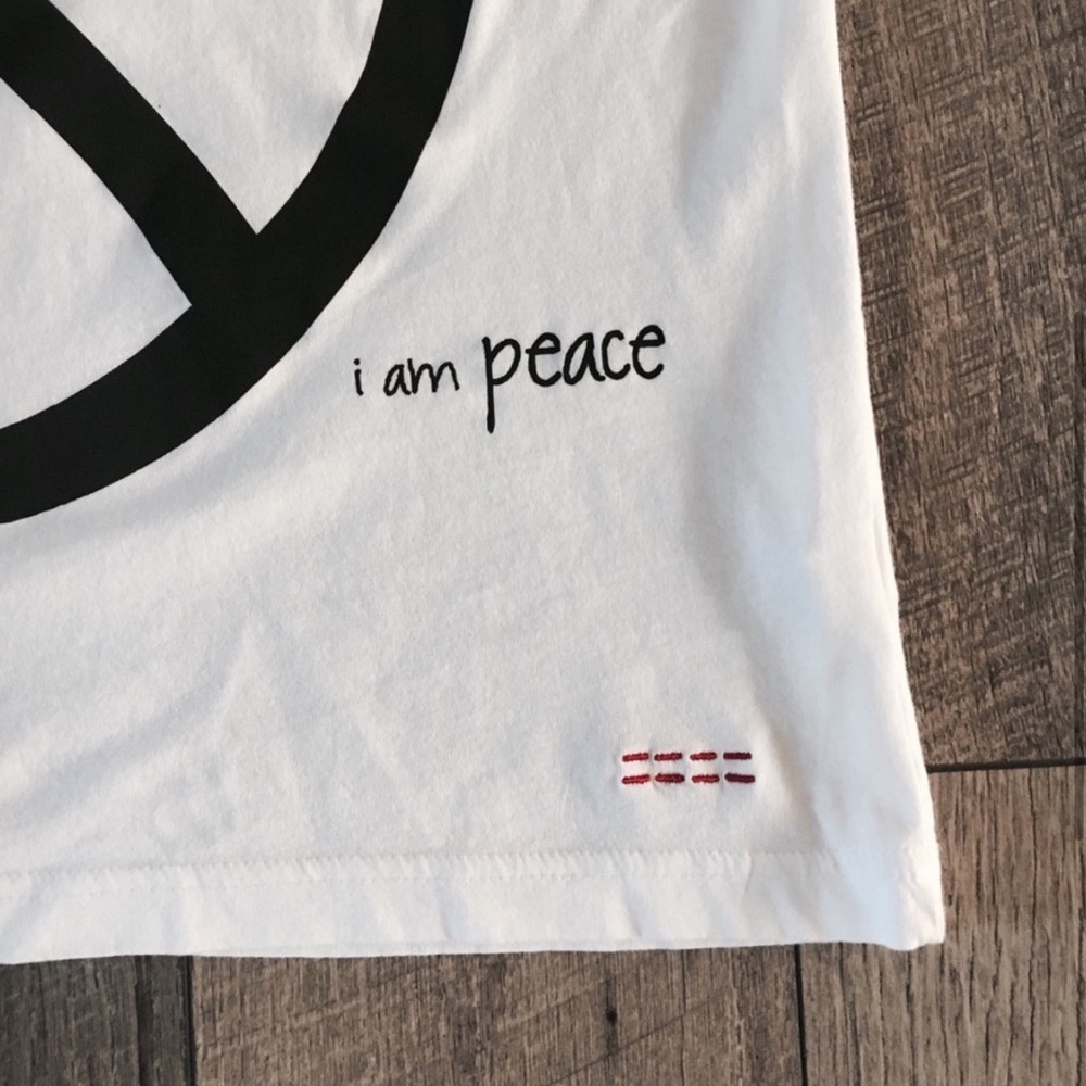 Peace love world t shirt - Picture 6 of 8